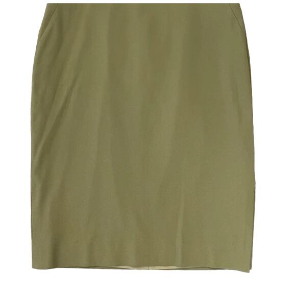 Classiques Entier Olive/Sage Green Pencil Straight Skirt - SIZE 10 - Picture 3 of 9